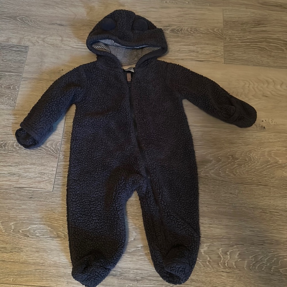 Fleece bunting suit